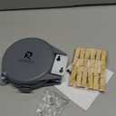 Retractable Clothesline - Portable Heavy Duty Indoor and Outdoor Washing Line - 45 Feet PVC Retracting Clothes Line with Wall Mount Hang The Wet Dry Clothing Laundry - Easy Installation (Grey)