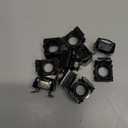 uxcell Snap-in Cage Nuts - M12 x 1.75mm Carbon Steel Metric Nut for Server Shelve Cabinet 10pcs