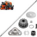 587738904 Steering Shaft Kit Compatible with Craftsman Pou-LAN Husqvarna YTH 2448 2454 2246 2348 Lawn Mowers, Replace 532408219