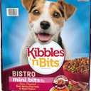 Kibbles 'n Bits Bistro Small Breed Mini Bits Oven Roasted Beef Flavor Dry Dog Food, 16lb bag, Best By 04/10/2025