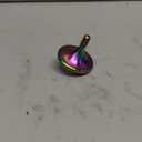 Precision Metal Spinning Top, Spin Smooth for A Long Time, Best Spin Time Over 8 Minutes, Perfect Balance Well Made EDC Desktop Gyro Toy for Office for Adults | Unique Gift (Iridescent)