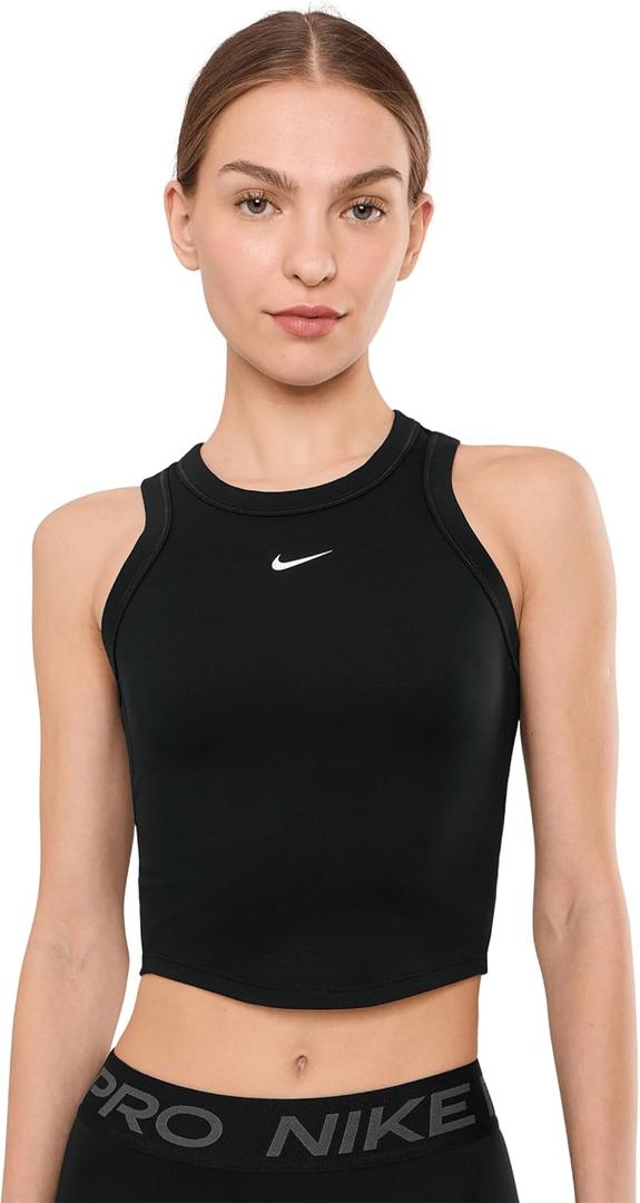 Nike Women's One Fitted Dri-fit Cropped Tank Top, Small