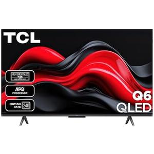 TCL 43-Inch Q65 QLED 4K UHD Smart TV with Google TV (43Q651G, 2024 Model) Dolby Vision, Dolby Atmos, HDR Pro+, Game Accelerator Enhanced Gaming, Voice Remote, Works with Alexa, Streaming Television