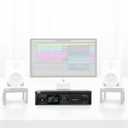Desktop Rack Stand 2U, Rack for Audio Equipment and Stand for Speaker or Display