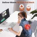 Heating Pad for Back Pain Relief, Large Electric Heat Pad for Neck and Shoulders, 6 Heat Settings & Auto Shut Off Hot Pad, Machine Washable Ultra Soft Fabric, Gifts for Women, Men, Mom, Dad (37''x 24'', Dark Gray)