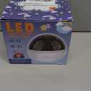 Christmas Projector Night Light Indoor, Snowflake NightLight for Room Decor, Kids Star Projector Night Light with Starry&Snowfall Theme,Xmas Birthday Gift Toy for Baby Toddler