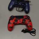 KDYGPDCT 2 Pack Wireless Controller for PS4,Remote Controller with 6-Axis Motion Sensor, Sensitive Touch Pad, Built-in Speaker & Headphone Jack, Compatible with PlayStation 4/Pro/Slim/PC