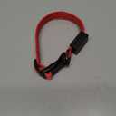 LED Dog Collar - Adjustable, Waterproof, Glow in Dark for Night Walking, Medium Large Dogs (Orange)