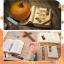 Kingdder 50 Pcs Thanksgiving Magnetic Bookmarks Bulk with Bible Verse 10 Design Christian Religious Fall Magnetic Bookmarks Clips Gifts for Thanksgiving Fall Reading Women & Men Book Lovers