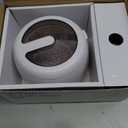 Ultrasonic Retainer Cleaner, White Ultrasonic Retainer Cleaning Machine, Cleaner for Denture,Nightguard,Mouth Guard, Touch Retainer Cleaner