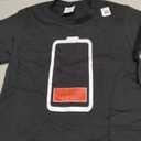 Dead Low Battery Halloween Couples Costume Shirt T-Shirt S