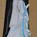 55" Trampoline for Kids, 440lbs Capacity Indoor & Outdoor Toddler Trampoline, Gifts for Boys & Girls (Blue White)