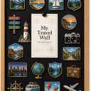 Framed Travel Magnet Board: Turn 30 Magnets Into 1 Memory Wall