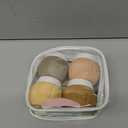 Gemice Travel Containers for Toiletries, Silicone Cream Jars TSA Approved Travel Size Containers with Clear Bag, Leak-proof Travel Accessories with Lid for Cosmetic Face Body Hand Cream (1 Ounces, Apricot)