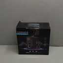 Karaoke Machine with Two Wireless Microphones, Powerful Portable Bluetooth Speaker for Adults & Kids, PA System with 2 Voice Mode, LED Lights, Supports BT/TWS/AUX/USB/TF for Party