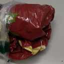 Giant PVC Christmas Decorated Ball Inflatable Outdoor Holiday Yard Decorations - Red Balloon with Letters (32 Inch, 60cm, 1Pcs)