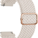 Maledan Braided Stretchy Band Compatible for Fitbit Sense/Fitbit Versa 3/ Versa 4/ Sense 2 Bands Women Men, Soft Elastic Strap Bracelet Wrist Bands for Fitbit Sense/Versa 3 Smart Watch Band Accessory