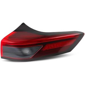 Right Outer Rear Tail Light Assembly Compatible with 2021 2022 2023 2024 Rogue Red Not Halogen Taillight Tail Lamp Passenger Side NI2805122 265506RR0A (Right)
