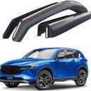 Goodyear Shatterproof in-Channel Window Deflectors for Mazda CX-5 2017-2025, Rain Guards, Window Visors for Cars, Vent Deflector, Car Accessories, 4 pcs - GY008065