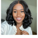 RECOOL Short Bob Wig Human Hair Glueless Short Body Wave Human Hair Wig For Black Women 5x6 HD Glueless Lace Front Wigs Pre Plucked with Baby Hair Bleached Knots Natural Black Wigs 12inchAmazon's Choice