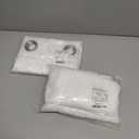 NICETOWN White Sheer Curtains 84 inches Long - Home Decoration Grommet Airy & Lightweight Elegant Window Treatments with Light Filtering for Bedroom/Living Room (2 Panels, W54 x L84)