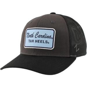 ZHATS Standard NCAA Officially Licensed Snapback Hat Big Rig Patch Charcoal Black Brick