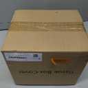 Xeano Tissue Box Cover Square, Side Open Facial Tissue Holder, 2PCS,Cream