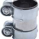 Exhaust Clamp Pipe Connector Double Clamp Exhaust Pipe Terminal  55 mm x95 mm 1K0253141M