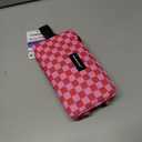 Freezable Lunch Bag,Freezable Snack Bag,Mini Cooler Bag for Travel/Work/School,Small Insulated Bag,Small Cooler Lunch Box with Ice Packs,Insulated Snack Bag,Freezable Snack Box with Handle Buckle (Pink Checkerboard)