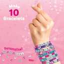 Imagimake Spin n Pop DIY Bracelet Making Kit | Make 10 Friendship Bracelets | Cool Birthday Gift for Tween & Teen Girls | Creative Art & Craft Kits for Kids Age 8,9,10,11,12