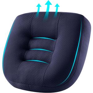 Office Chair Cushions for Back and Butt, Ergonomic Chair/Seat Cushion for Long Sitting, Sitting Pillow for Automobile, Wheelchair, Computer, Office Chair Hip Support (Blue)