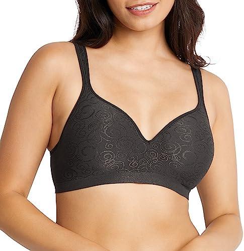 Bali Women's Wireless Bra DF3463, Comfort Revolution Full-Coverage Wirefree, Moisture-Wicking Bra 36C