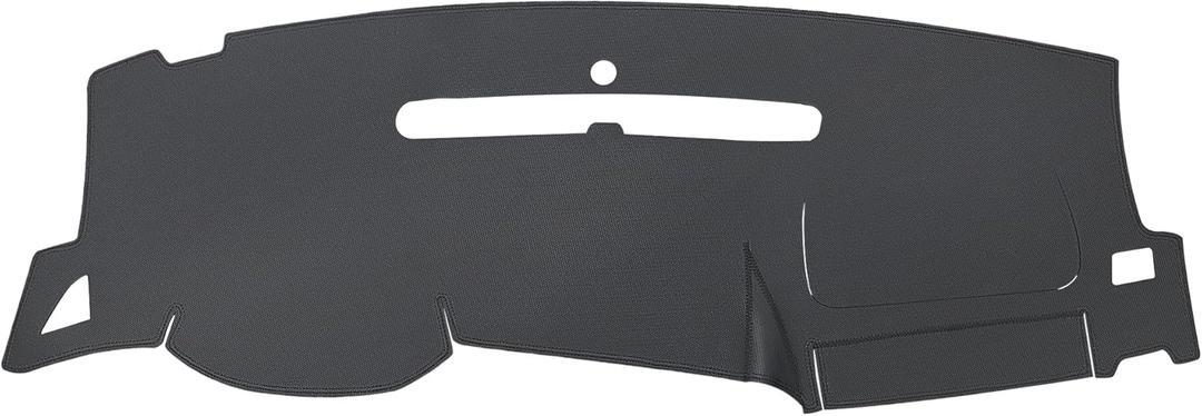 Dashboard Cover for 2007-2013 Chevrolet Silverado 2500HD/3500HD LS LT WT and GMC Sierra SL SLE WT Carbon Fiber Leather Dash Mat Sun Shade Protector