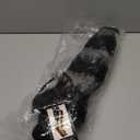 PATURPINT Halloween Costume Raccoon Set, Black and White Furry Ears Headbandi, Tail with Eye Mask, 3-Piece Dress Up Accessories