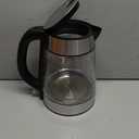 Cosori Electric Kettle, No Plastic Contact With Water, Wide Mouth For Easy Cleaning, Auto Shut Off, 1.7L Tea Kettle & Hot Water Boiler, Water Heater & Teapot, Borosilicate Glass, Black, 1500W (1.8 Quarts)