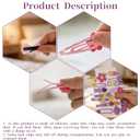 56Pcs Hair Clips Cute Clips for Toddler Girls Hair Accessories Rabbit Flower Bow Patterns Multiple Patterns Candy Colorful Little Girl Hairs Clip for Toddler Baby Teens Women Kids