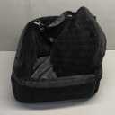 Dog Car Seat for Small Medium Dogs,Detachable Washable Dog Booster Seat Under 30lbs, Pet Car Seat Travel Bed with Storage Pockets and Dog Safety Belt (Black)