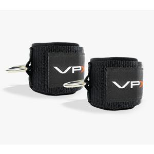 VPX Ankle Wrist Straps For Cable Machines & Resistance Bands | Adjustable Padded Neoprene Heavy Duty Rings | Exercise Cuff Attachment | Home, Gym, Fitness, Hips, Glute, Legs, Arms, Abs, Men, & Women