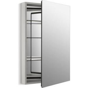 Kohler K-2943-PG-SAA Catalan Medicine Cabinet with Mirror Door, Adjustable Shelves, 170 Hinge, Rectangular Frame, 24" x 36"