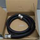 Giraffe Tools Leader Hose 5ft x 5/8", Customizable Rubber Hose, Female to Female Hose, Short Garden Hose Heavy Duty, No Kink, Flexible, Leakproof Water Hose, 600 Burst PSI