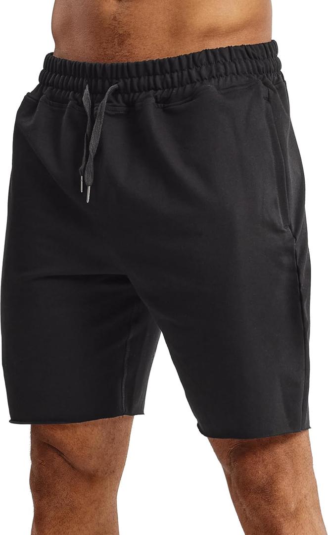 Ouber Men's 7'' Gym Workout Sweat Shorts Bodybuilding Running Training Jogging Shorts (Black, M) Ouber Men's 7'' Gym Workout Sweat Shorts Bodybuilding Running Training Jogging Shorts (Black, M)