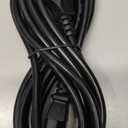 3 Prong AC Power Cord 10ft Long Standard | 125V-250V | for Computer, Monitor, TV, Printer, Power Supply PSU Electric Cable Replacement Power Cord