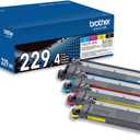 Brother Genuine TN2294PK Standard Yield 4-Pack Printer Toner Cartridges - Black, Cyan, Magenta, Yellow Toner Multipack