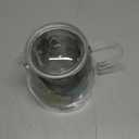 40OZ (1200ML) Glass Teapot with Infuser Stovetop Safe, Clear Glass Tea Pot Kettle, Borosilicate Tea Pot with Infusers Filter for Loose Tea, Tea Kettle Dishwasher Safe