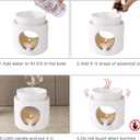 Essential Oil Burner for Scented Oil, Oil Warmer, Tealight Wax Melt Warmer, Candle Diffuser, Tea Light Holder, White
