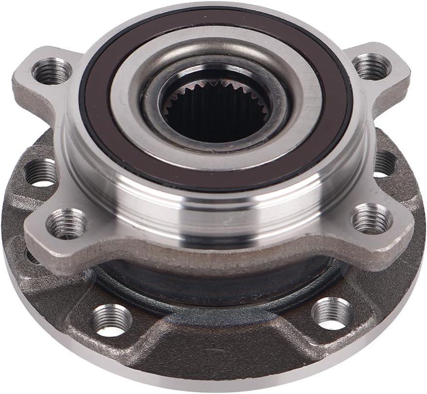 Autoround 513349 Front Wheel Hub and Bearing Assembly Compatible with 2014-2023 Jeep Cherokee without Off Road Suspension