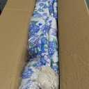 Mahjong Set Complete with Blue Carrying Bag, 166 White Mahjong Tiles1.2", 4 All-in-One Colorful Mahjong Racks with Pushers, Majiang Tile Set