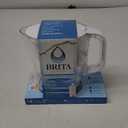Brita Small 6 Cup Denali Water Filter Pitcher with 1 Brita Standard Filter, Made Without BPA, Bright White