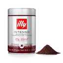 illy Intenso Ground Espresso Coffee, Bold Roast, Intense, Robust and Full Flavored With Notes of Deep Cocoa, 100% Arabica Coffee, No Preservatives, 8.8 Ounce Can (Pack of 1) (EXP 02/01/28)