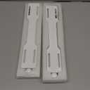 LOMILD Pull-out Valet Rod for Closet 2 Pack, White